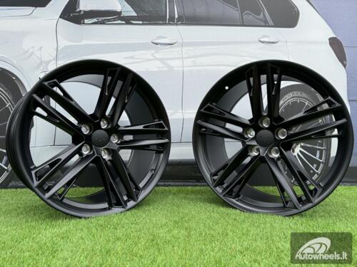 Ratlankis R20x11  5X120  ET  43  66.9  FR037  Black Half Matt (BLHM)  For CHEVR  (K7)  (REAR+FRONT CAMARO)