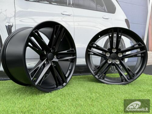 Ratlankis R20x11  5X120  ET  43  66.9  FR037  Black Half Matt (BLHM)  For CHEVR  (K7)  (REAR+FRONT CAMARO)