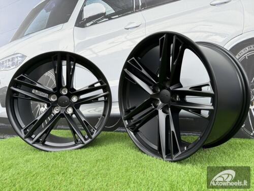 Ratlankis R20x11  5X120  ET  43  66.9  FR037  Black Half Matt (BLHM)  For CHEVR  (K7)  (REAR+FRONT CAMARO)