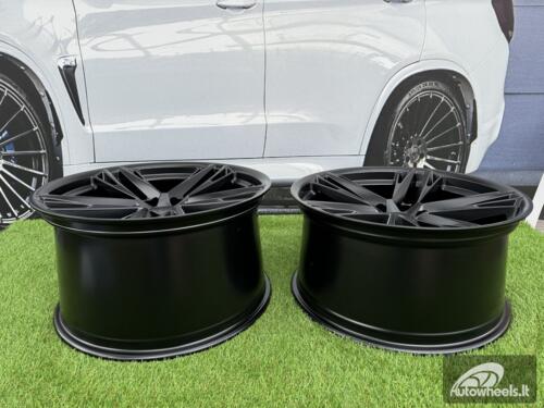 Ratlankis R20x11  5X120  ET  43  66.9  FR037  Black Half Matt (BLHM)  For CHEVR  (K7)  (REAR+FRONT CAMARO)