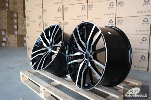 Ratlankis R20x10  5X120  ET  40  74.1  H0324  (BY1473)  Black Polished (MB)  For BMW  (Z3+Z6)  (Rear+Front)