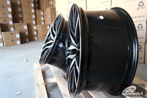 Ratlankis R20x10  5X120  ET  40  74.1  H0324  (BY1473)  Black Polished (MB)  For BMW  (Z3+Z6)  (Rear+Front)