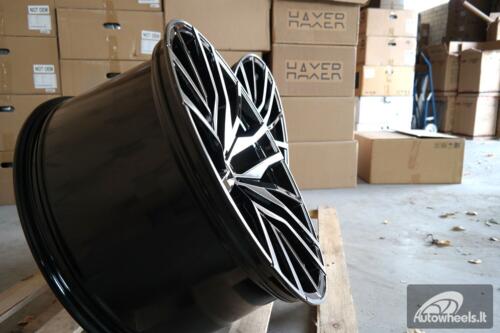 Ratlankis R20x10  5X120  ET  40  74.1  H0324  (BY1473)  Black Polished (MB)  For BMW  (Z3+Z6)  (Rear+Front)