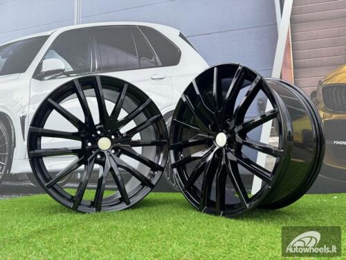 Ratlankis R22x9.5  5X112  ET  37  66.6  H0324  (BY1473)  Black (BL)  For BMW  (Z2+P+Z6)  (Rear+Front)
