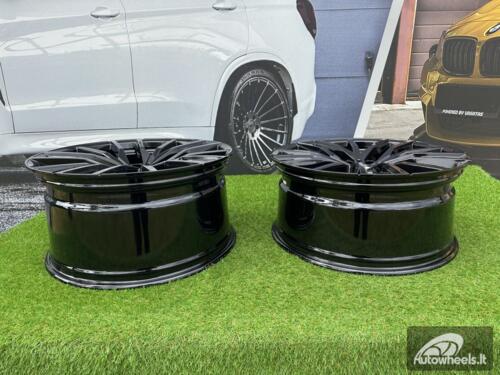Ratlankis R22x9.5  5X112  ET  37  66.6  H0324  (BY1473)  Black (BL)  For BMW  (Z2+P+Z6)  (Rear+Front)