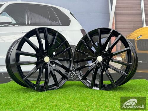 Ratlankis R22x10.5  5X112  ET  43  66.6  H0324  (BY1473)  Black (BL)  For BMW  (Z2+Z1+Z3+Z6)  (Rear+Front)