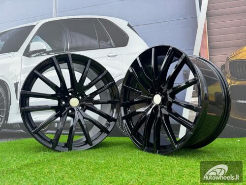 Ratlankis R22x10.5  5X112  ET  43  66.6  H0324  (BY1473)  Black (BL)  For BMW  (Z2+Z1+Z3+Z6)  (Rear+Front)