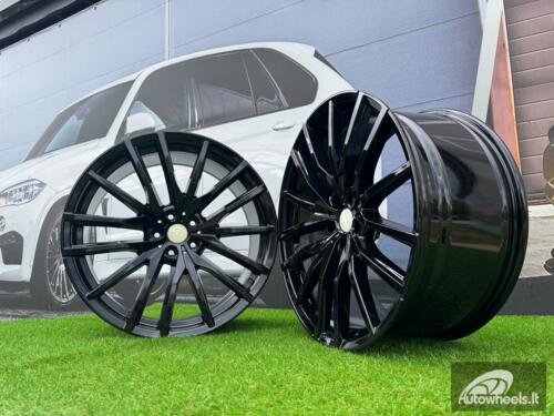Ratlankis R22x10.5  5X112  ET  43  66.6  H0324  (BY1473)  Black (BL)  For BMW  (Z2+Z1+Z3+Z6)  (Rear+Front)