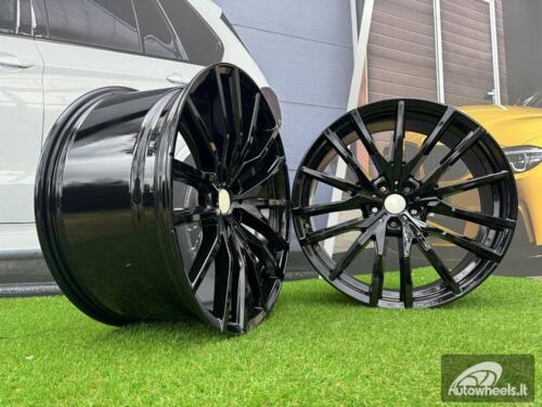 Ratlankis R21x10.5  5X112  ET  43  66.6  H0324  (BY1473)  Black (BL)  For BMW  (P+Z2)  (Rear+Front)