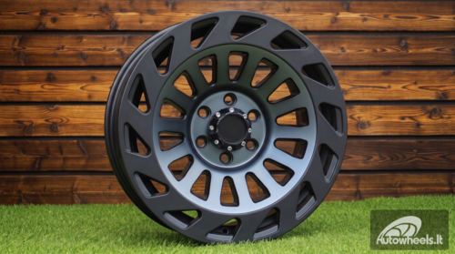 Ratlankis R17x9  6X120  ET  20  66.9  H1006  Black Matt (BM)  For 4X4  (P1)