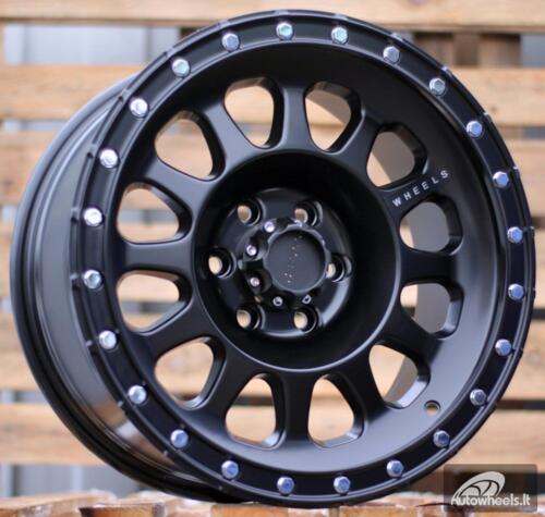 Ratlankis R17x8.5  6X120  ET  0  66.9  H1019  Black Matt (BM)  For 4X4  (P1)