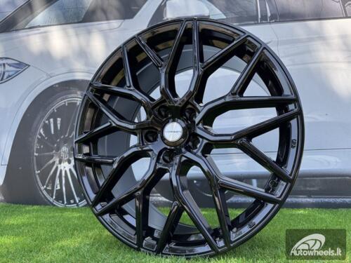 Ratlankis R19x8.5  5X112  ET  40  66.6  H4101  (BY1920)  Black (BL)  For RACIN  (M)  (Style Vossen)