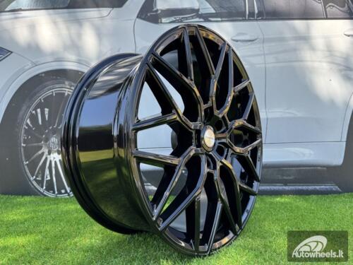 Ratlankis R19x8.5  5X112  ET  40  66.6  H4101  (BY1920)  Black (BL)  For RACIN  (M)  (Style Vossen)