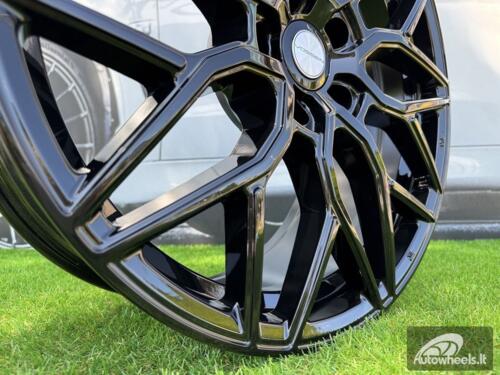 Ratlankis R19x8.5  5X112  ET  40  66.6  H4101  (BY1920)  Black (BL)  For RACIN  (M)  (Style Vossen)