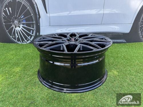 Ratlankis R19x8.5  5X112  ET  40  66.6  H4101  (BY1920)  Black (BL)  For RACIN  (M)  (Style Vossen)
