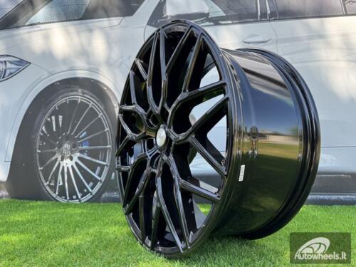 Ratlankis R19x8.5  5X112  ET  40  66.6  H4101  (BY1920)  Black (BL)  For RACIN  (Z2)  (Style Vossen)