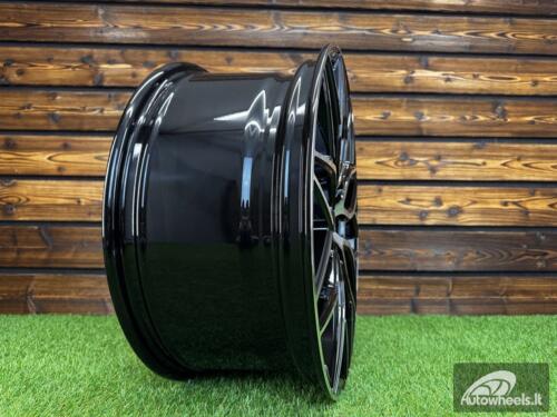 Ratlankis R19x8.5  5X112  ET  40  66.6  H4101  (BY1920)  Black Polished (MB)  For RACIN  (Z3+Z6)  (Style Vossen)
