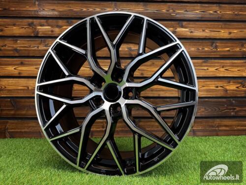 Ratlankis R19x8.5  5X112  ET  40  66.6  H4101  (BY1920)  Black Polished (MB)  For RACIN  (Z3+Z6)  (Style Vossen)