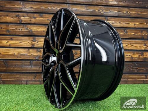 Ratlankis R19x8.5  5X112  ET  40  66.6  H4101  (BY1920)  Black Polished (MB)  For RACIN  (Z3+Z6)  (Style Vossen)