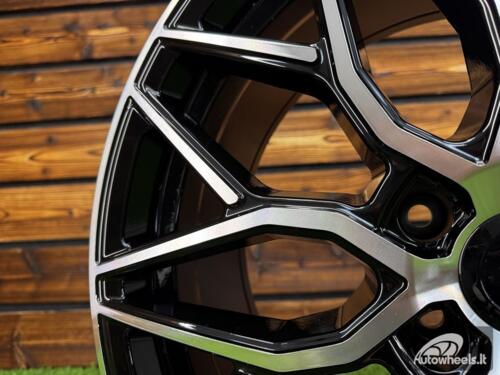 Ratlankis R19x8.5  5X112  ET  40  66.6  H4101  (BY1920)  Black Polished (MB)  For RACIN  (Z3+Z6)  (Style Vossen)