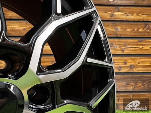 Ratlankis R19x8.5  5X112  ET  40  66.6  H4101  (BY1920)  Black Polished (MB)  For RACIN  (Z3+Z6)  (Style Vossen)