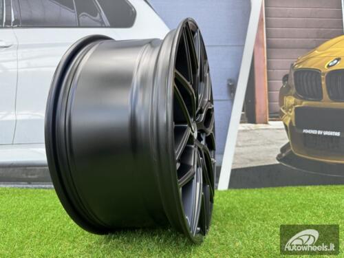Ratlankis R19x8.5  5X120  ET  33  72.6  H4101  (BY1920)  Black Half Matt (BLHM)  For RACIN  (Z3)  (Vossen Style Front+Rear)