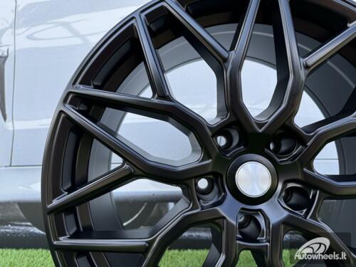 Ratlankis R19x9.5  5X120  ET  40  72.6  H4101  (BY1920)  Black Half Matt (BLHM)  For RACIN  (Z3)  (Vossen Style Front+Rear)