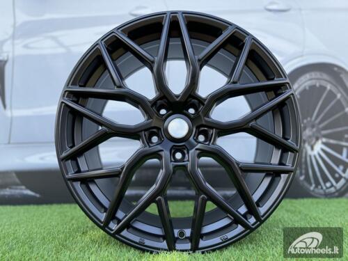 Ratlankis R19x9.5  5X120  ET  40  72.6  H4101  (BY1920)  Black Half Matt (BLHM)  For RACIN  (Z3+Z2)  (Vossen Style Front+Rear)