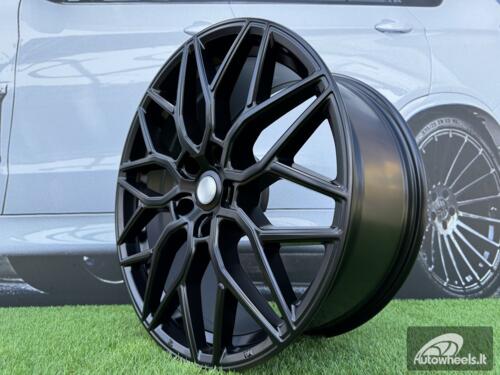 Ratlankis R19x9.5  5X120  ET  40  72.6  H4101  (BY1920)  Black Half Matt (BLHM)  For RACIN  (Z3+Z2)  (Vossen Style Front+Rear)