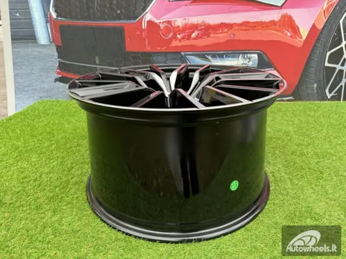 Ratlankis R21x11.5  5X120  ET  37  74.1  H5032  Black Polished (MB)  For BMW  (P1)  (Rear+Front)