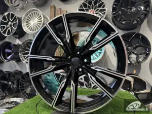 Ratlankis R20x10  5X120  ET  40  74.1  H5033  Black Polished (MB)  For BMW  (P1)  (Rear+Front)