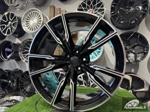 Ratlankis R20x10  5X120  ET  40  74.1  H5033  Black Polished (MB)  For BMW  (P1)  (Rear+Front)
