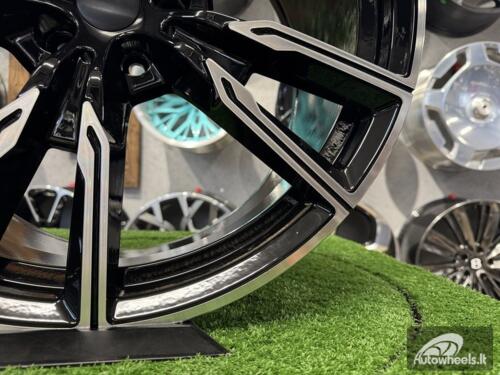 Ratlankis R21x11.5  5X120  ET  37  74.1  H5033  Black Polished (MB)  For BMW  (P1)  (Rear+Front)