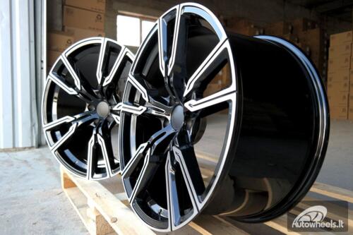 Ratlankis R20x9  5X112  ET  35  66.6  H5033  (3S1112)  Black Polished (MB)  For BMW  (K4)  (HYBRID FORGED (Rear+Front))