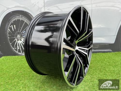 Ratlankis R20x9  5X112  ET  35  66.6  H5059  Black Polished (MB)  For BMW  (P1+P2)  (Rear+Front)