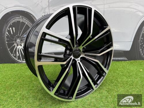 Ratlankis R20x9  5X112  ET  35  66.6  H5059  Black Polished (MB)  For BMW  (P1)  (Rear+Front)