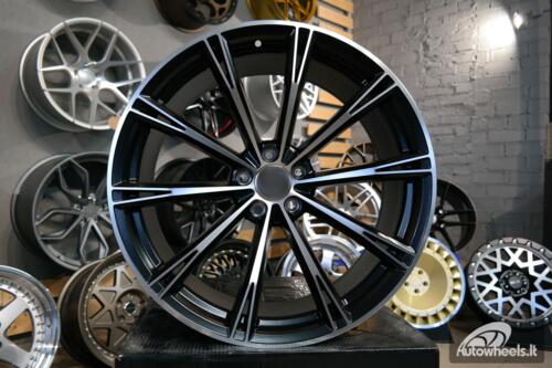 Ratlankis R21x9.5  5X112  ET  31  66.5  H5060  Black Polished (MB)  For AUD  (P1)  (ABT Style)