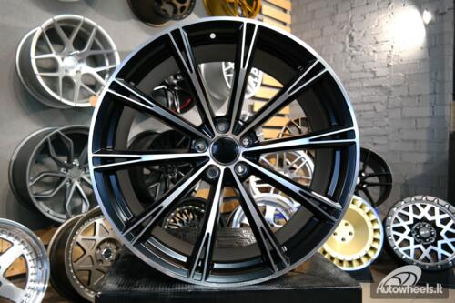 Ratlankis R19x8.5  5X112  ET  32  66.5  H5060  (INSA001)  Black Polished (MB)  For AUD  (P1+Z5)  (ABT Style)