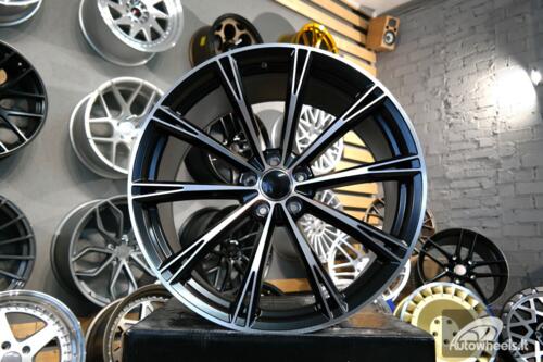 Ratlankis R19x8.5  5X112  ET  32  66.5  H5060  (INSA001)  Black Polished (MB)  For AUD  (P1+Z5)  (ABT Style)