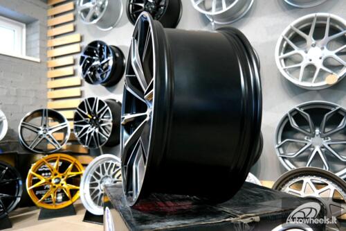 Ratlankis R19x8.5  5X112  ET  32  66.5  H5060  (INSA001)  Black Polished (MB)  For AUD  (P1+Z5)  (ABT Style)