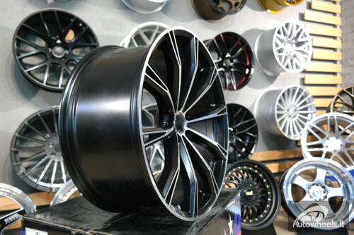 Ratlankis R19x8.5  5X112  ET  32  66.5  H5060  (INSA001)  Black Polished (MB)  For AUD  (P1+Z5)  (ABT Style)