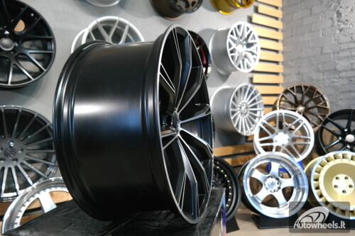 Ratlankis R19x8.5  5X112  ET  32  66.5  H5060  (INSA001)  Black Polished (MB)  For AUD  (P1+Z5)  (ABT Style)