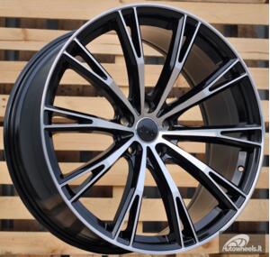 Ratlankis R21x9  5X112  ET  30  66.5  H5060  (INSA001)  Black Polished (MB)  For AUD  (P1)  (ABT Style)