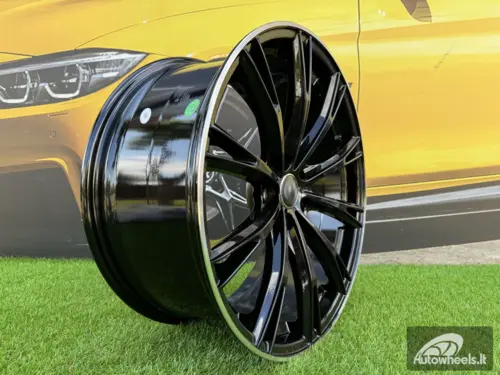 Ratlankis R22x9.5  5X112  ET  20  66.5  H5060  (IN1111/TS533)  Black+Polished Lip (BLPL)  For AUD  (K8)  (ABT Style)