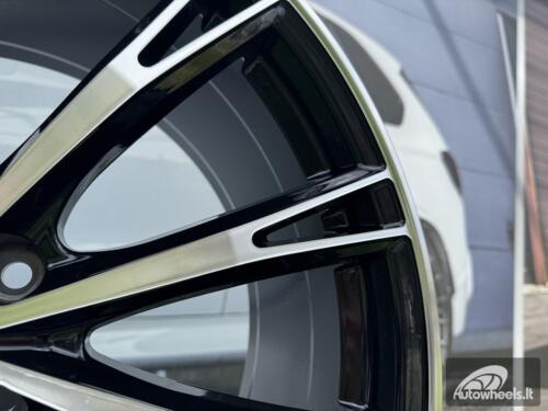 Ratlankis R18x8  5X112  ET  40  66.5  H5060  (FBX006)  Black Polished (MB)  For AUD  (Z3)  (HYBRID FORGED Style ABT)