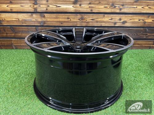Ratlankis R21x9.5  5X130  ET  46  71.6  H5082  Black Polished (MB)  For PORCH  (P1)  (Front+Rear)