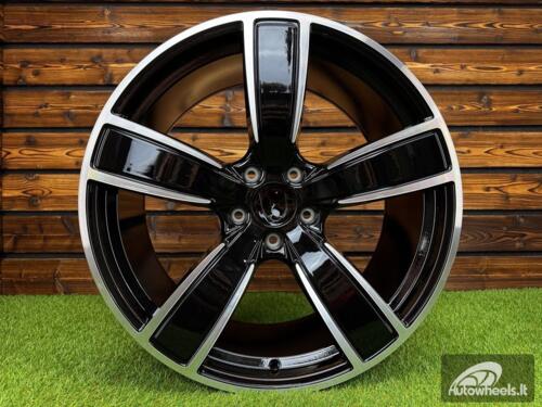 Ratlankis R22x10  5X130  ET  48  71.6  H5082  (IN5584)  Black Polished (MB)  For PORCH  (P2)  (Rear+Front)