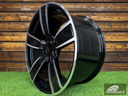 Ratlankis R22x10  5X130  ET  48  71.6  H5082  (IN5584)  Black Polished (MB)  For PORCH  (P2)  (Rear+Front)