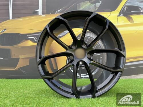 Ratlankis R20x9.5  5X130  ET  46  71.6  H5084  Black Half Matt (BLHM)  For PORCH  (P1)  ())