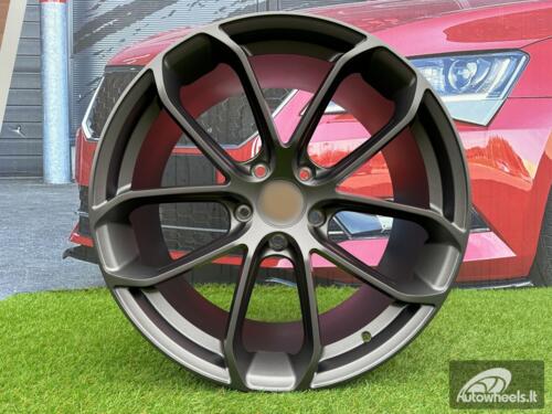 Ratlankis R22x10  5X130  ET  48  71.6  H5084  (3S5985)  Gun Metal Half Matt (GMHM)  For PORCH  (K4+Z4)  (HYBRID FORGED (Rear+Front))